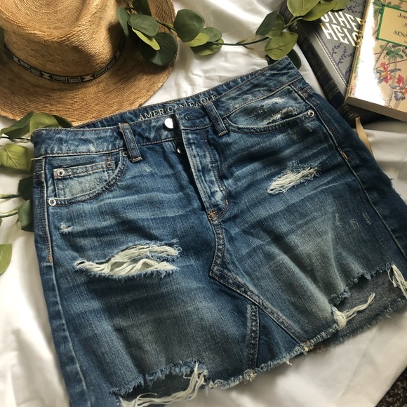 ☆ AE denim skirt ☆ - Picture 2 of 8